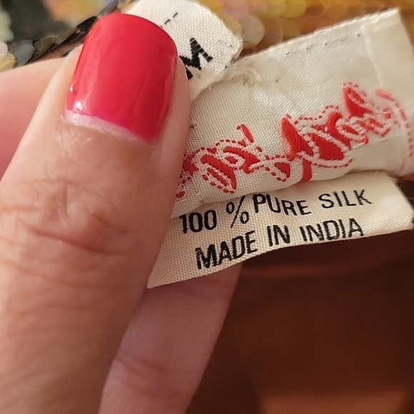 Vintage Silk Dress - Picture 7 of 8